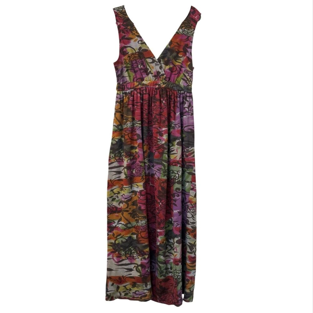 Biographie Floral Maximalist‎ Art To Wear Dress Medium Artsy Colorful Mature